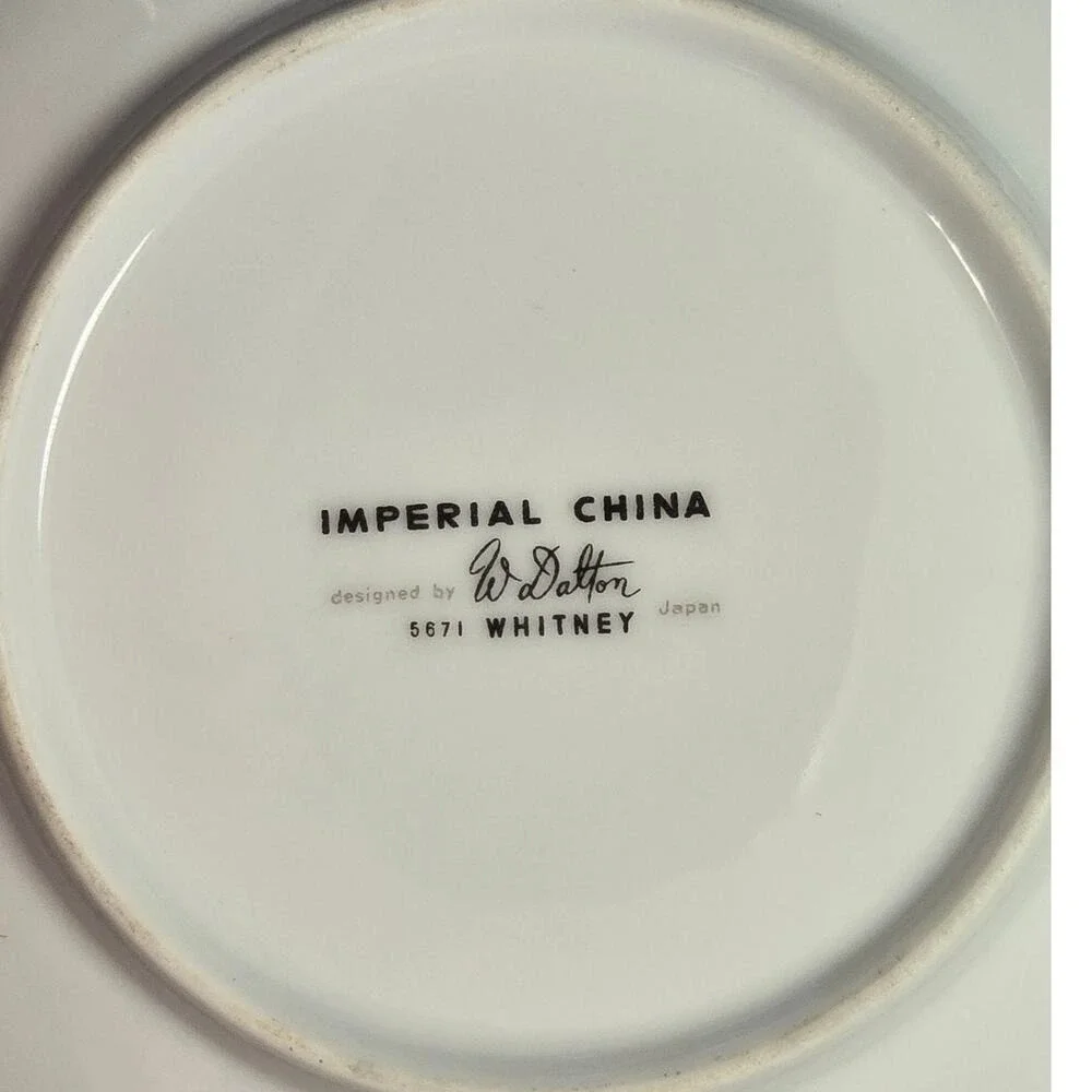 Imperial China by W Dalton Whitney 5671 Dessert/Fruit Bowls 5 1/2